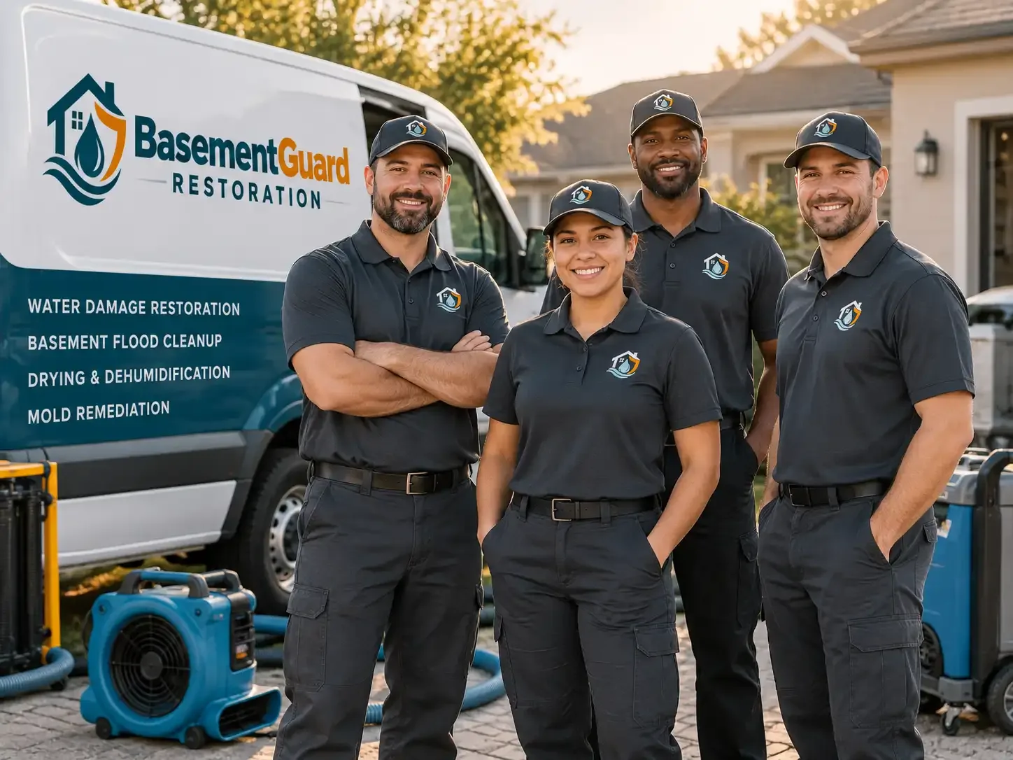 Basement Water Damage Restoration company in Mcleod, ND